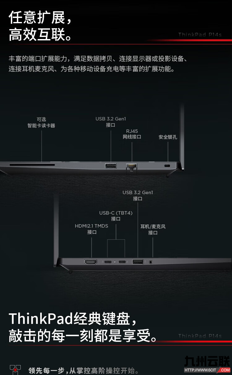 联想Lenovo ThinkPad P14s Gen5 2024移动图形工作站