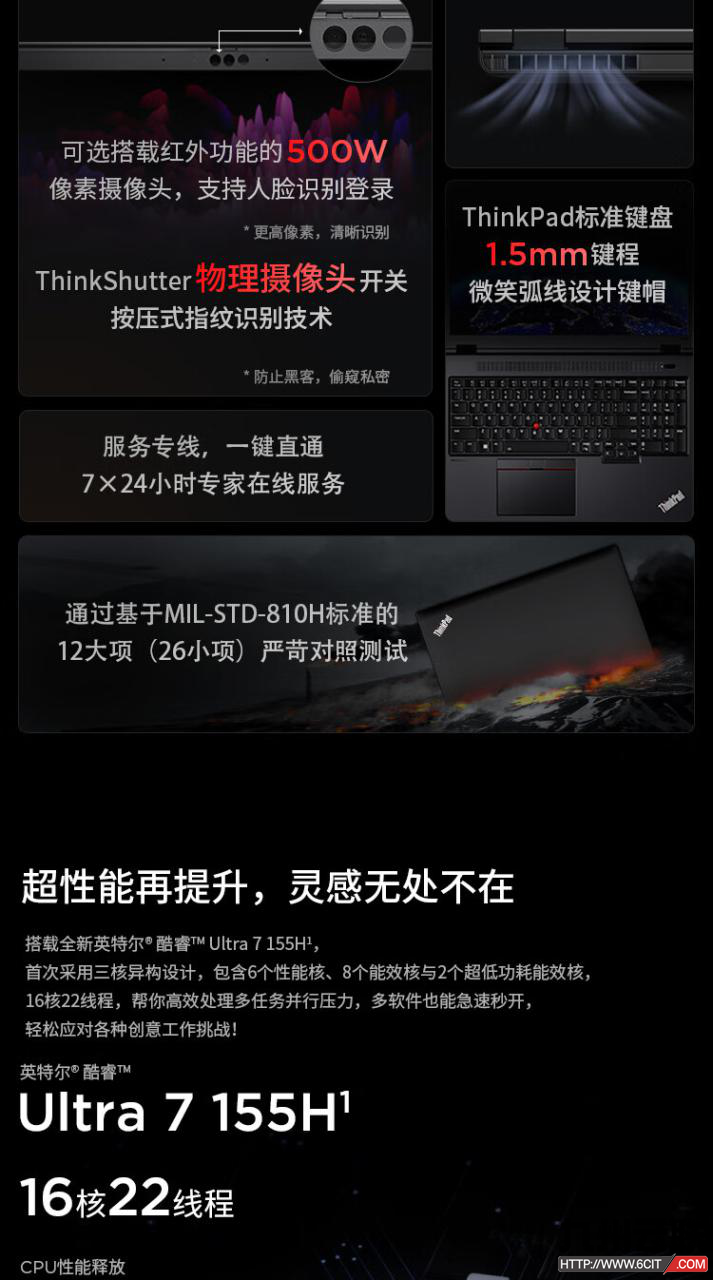 联想Lenovo ThinkPad P16V Gen2 2024移动图形工作站