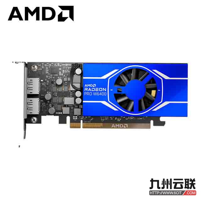 AMD Radeon PRO W6400专业显卡（3D绘图/设计/视频剪辑 多屏显卡——适用于图形工作站）