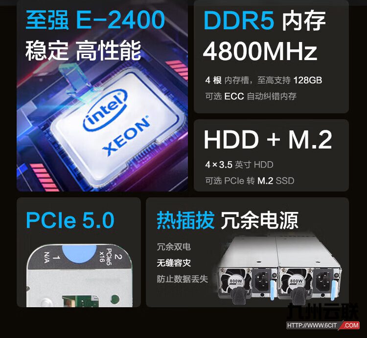 联想ThinkSystem SR258 V3服务器 1U机架式服务器 入门级服务器