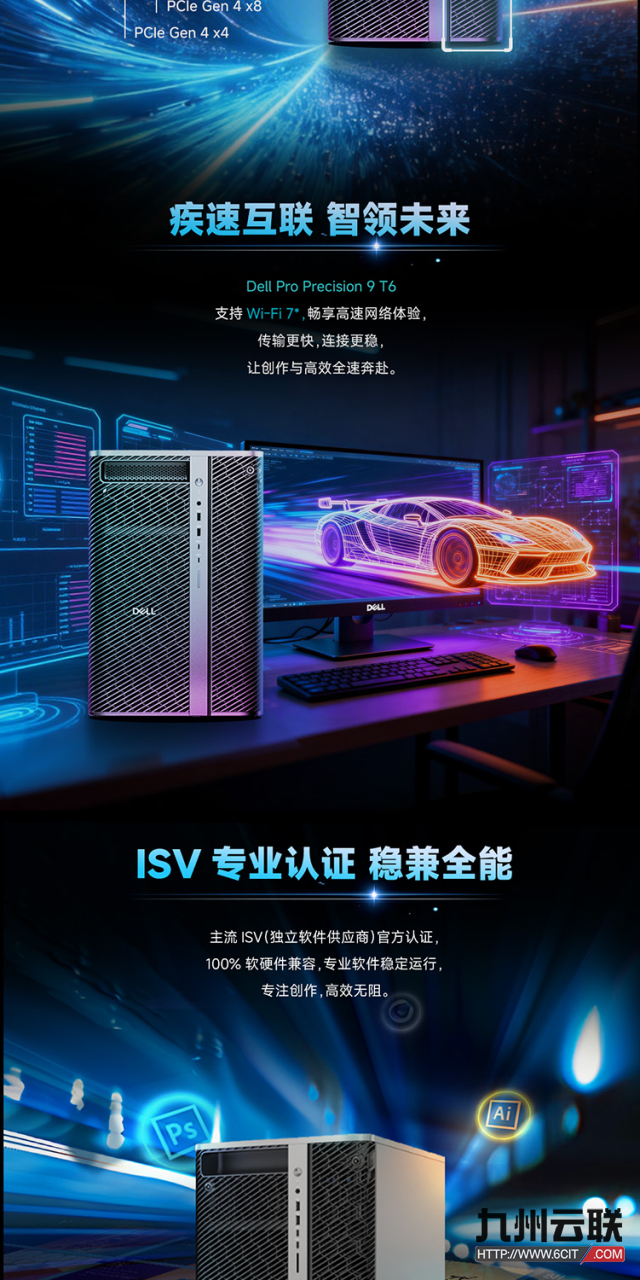 Dell Pro Precision 9 T6台式工作站